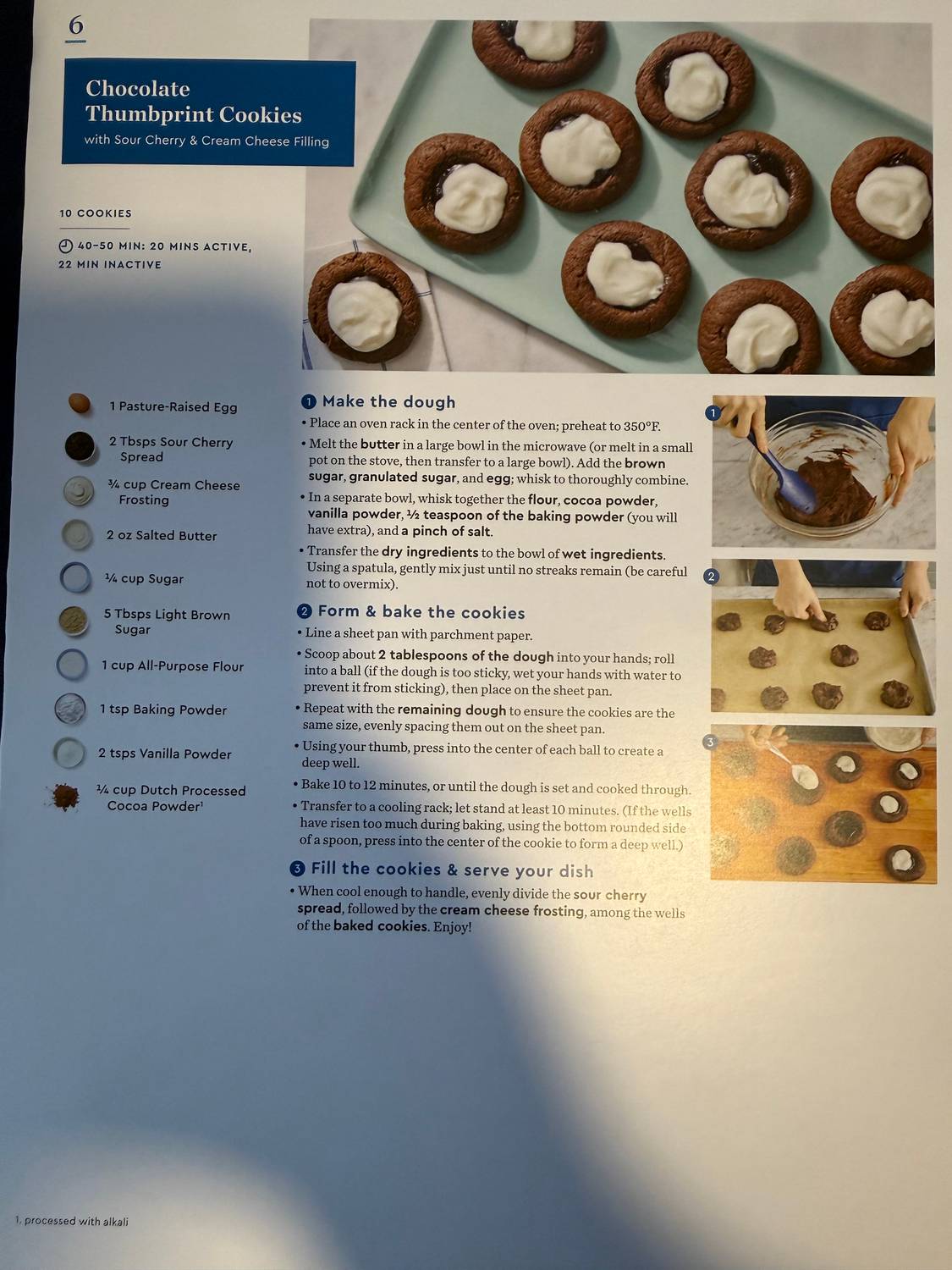 Recipe card front