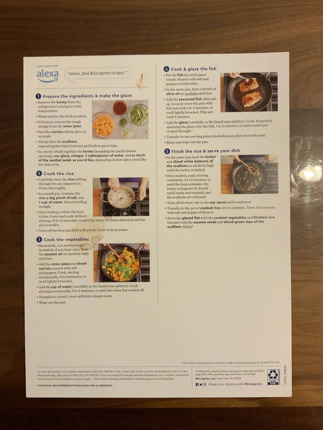 Recipe card back