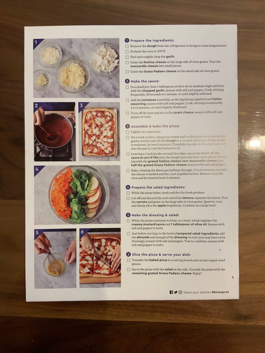 Recipe card back