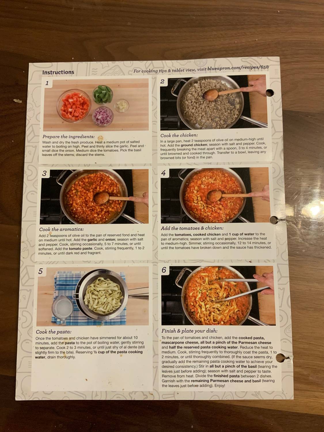 Recipe card back