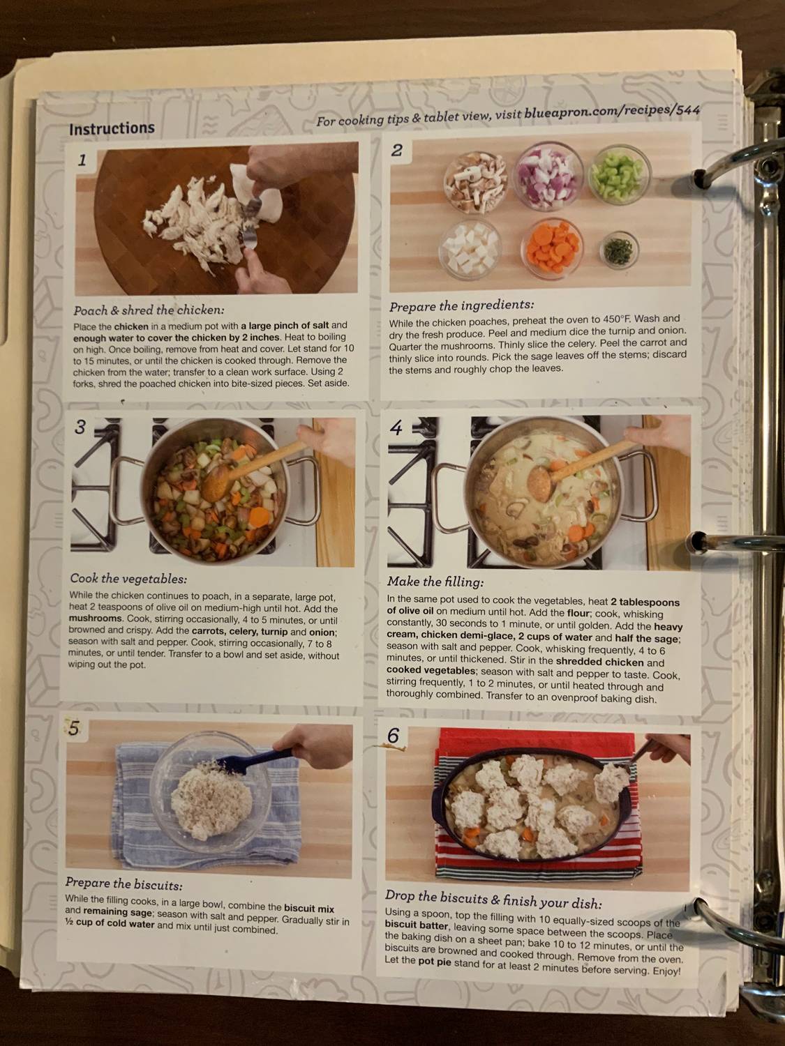 Recipe card back