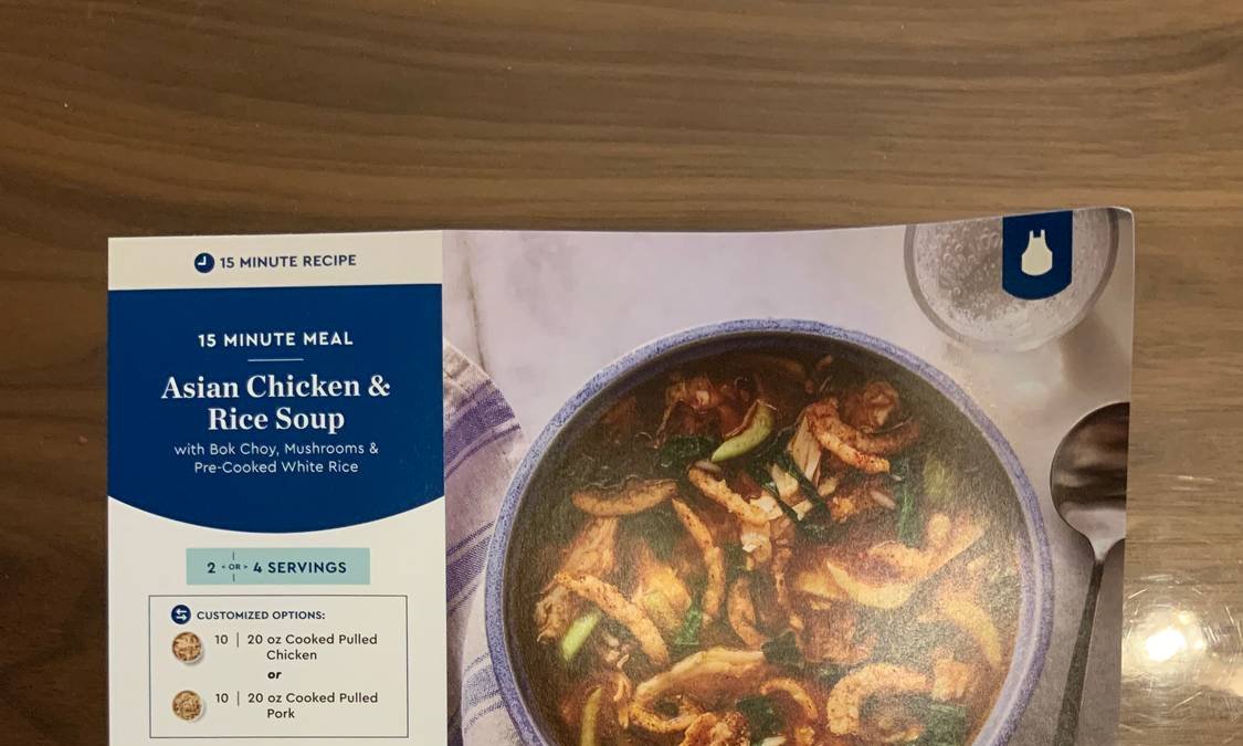 Asian Chicken & Rice Soup