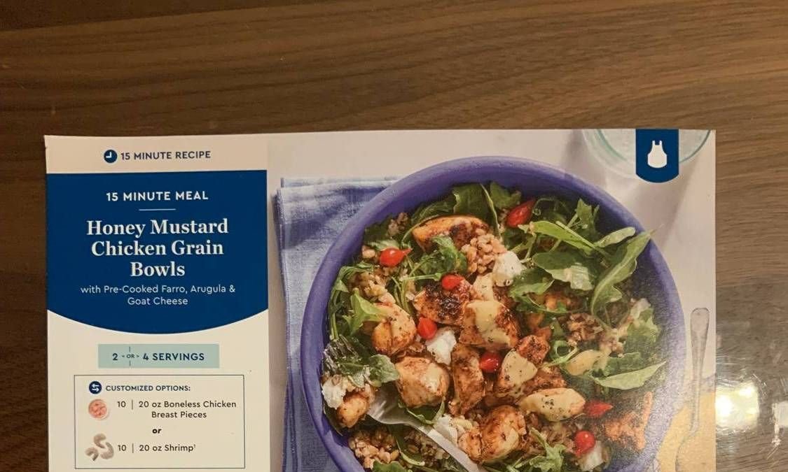 Honey Mustard Chicken Grain Bowls