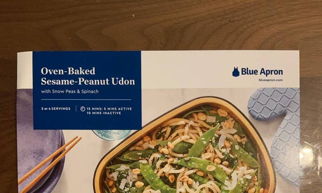 Oven-Baked Sesame-Peanut Udon