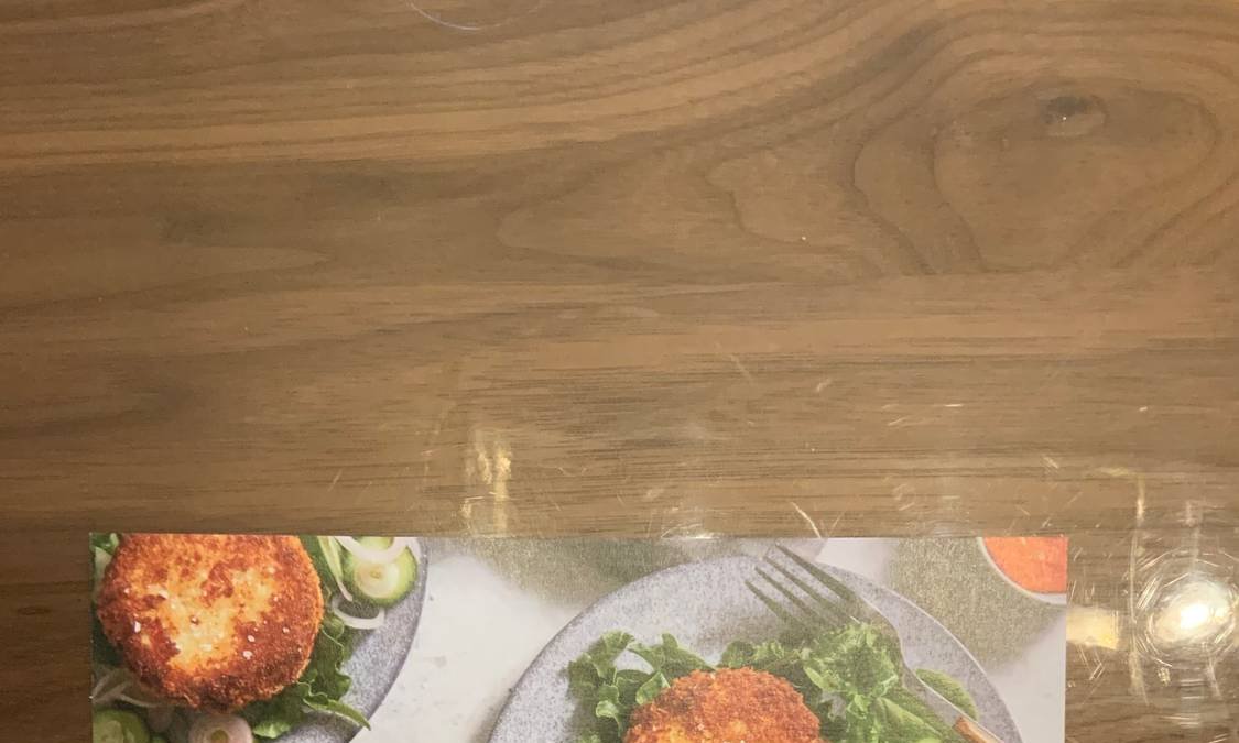 Pan Fried Fish Cakes with Romesco Sauce and Greens