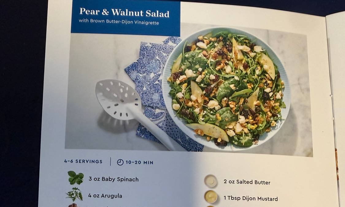 Pear & Walnut Salad