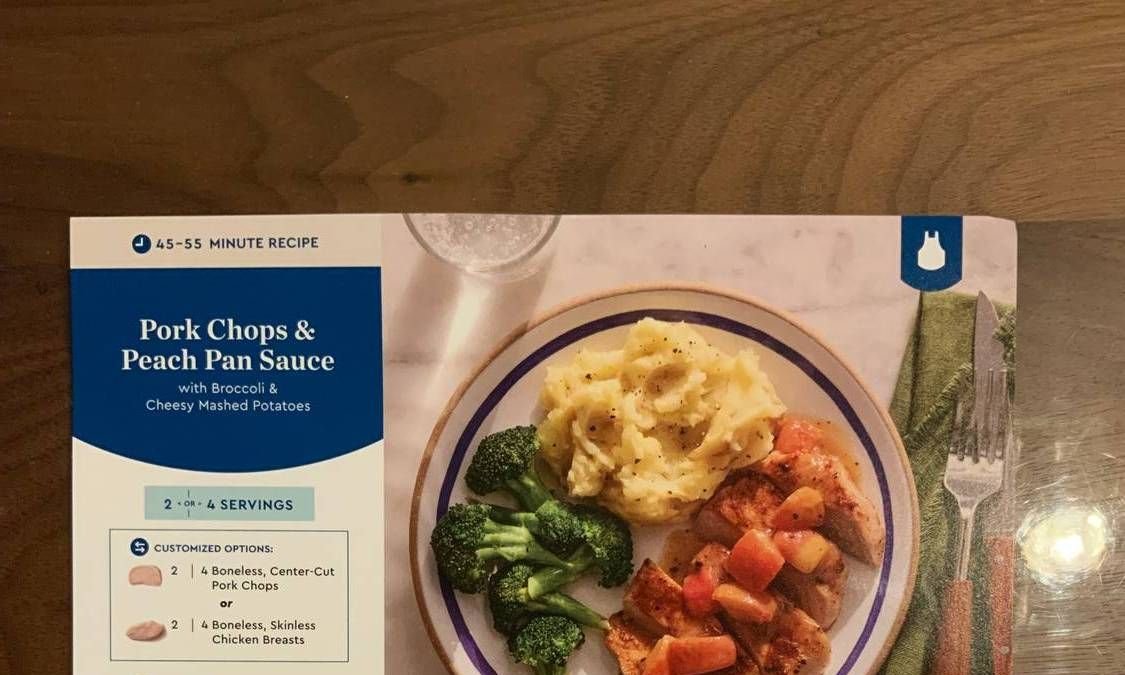 Pork Chops & Peach Pan Sauce