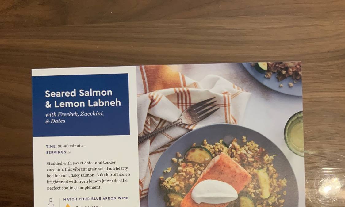 Seared Salmon & Lemon Labneh