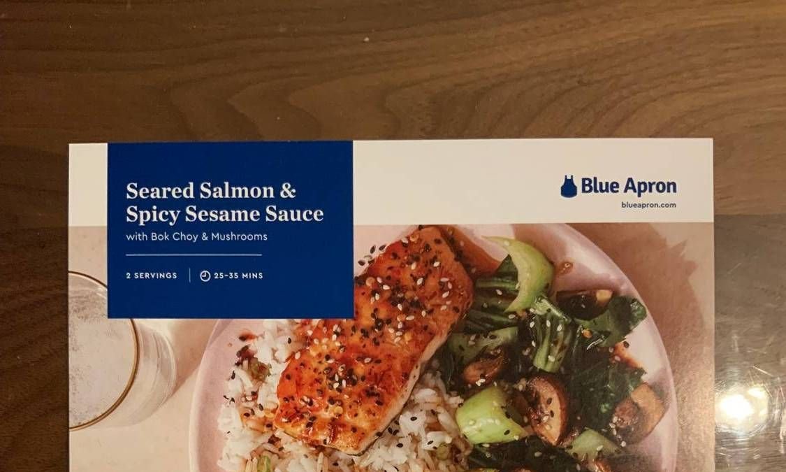 Seared Salmon & Spicy Sesame Sauce