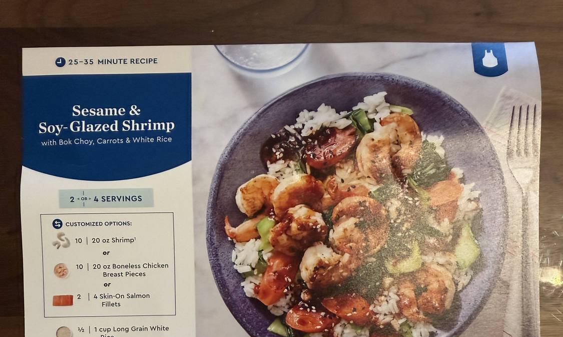 Sesame & Soy-Glazed Shrimp