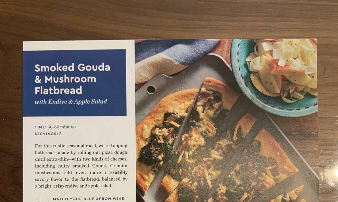 Smoked Gouda & Mushroom Flatbread