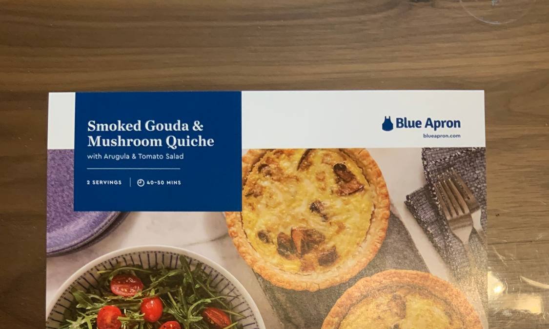 Smoked Gouda & Mushroom Quiche