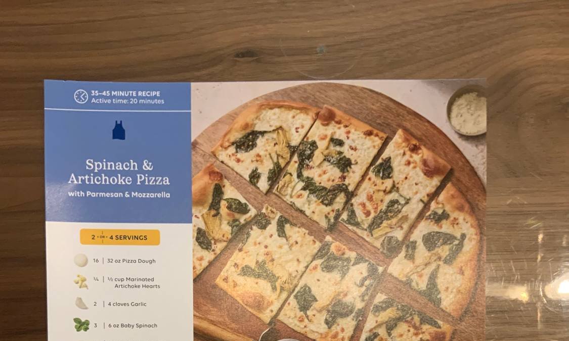 Spinach & Artichoke Pizza