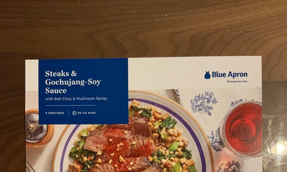 Steaks & Gochujang-Soy Sauce