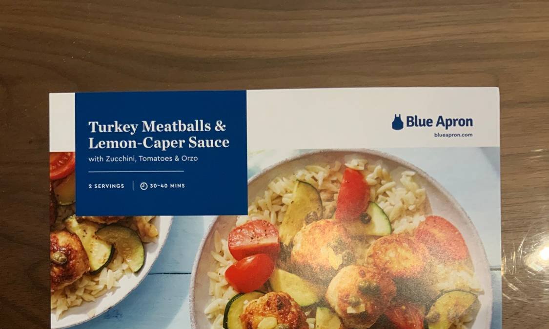 Turkey Meatballs & Lemon-Caper Sauce